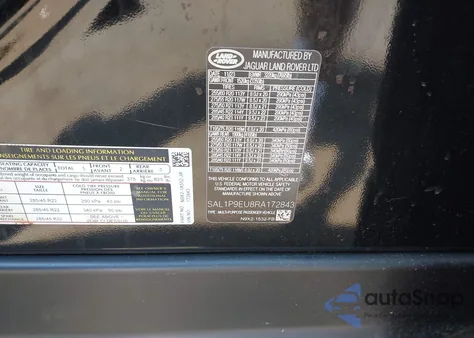 2024 Land Rover Range Rover Sport Se из США, поврежденный, VIN SAL1P9EU8RA172843